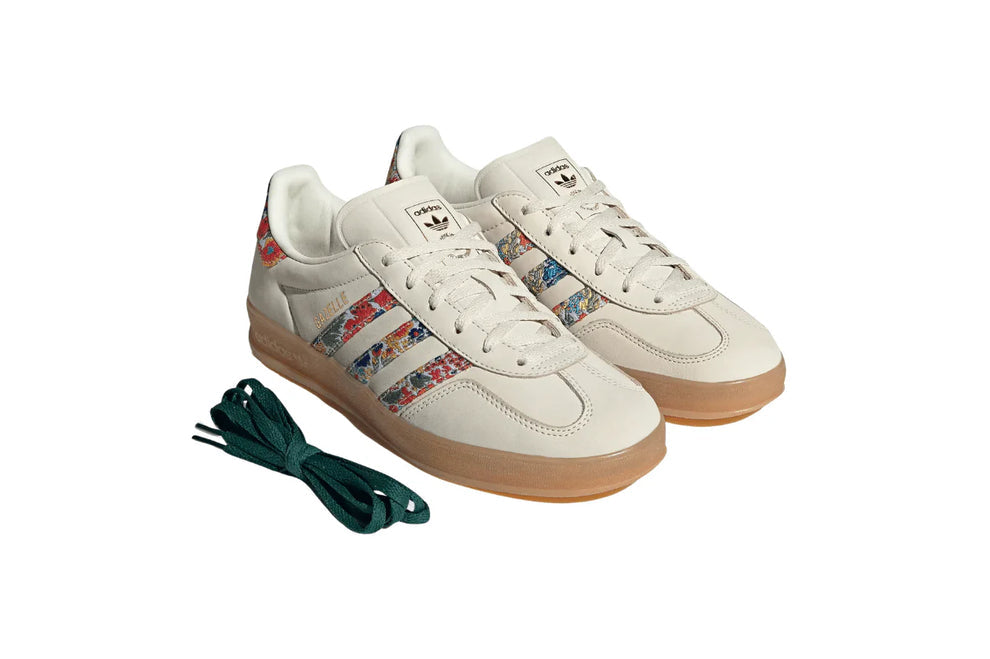 Adidas Gazelle Indoor Liberty London Floral Embroidery Stripes Multi-Color