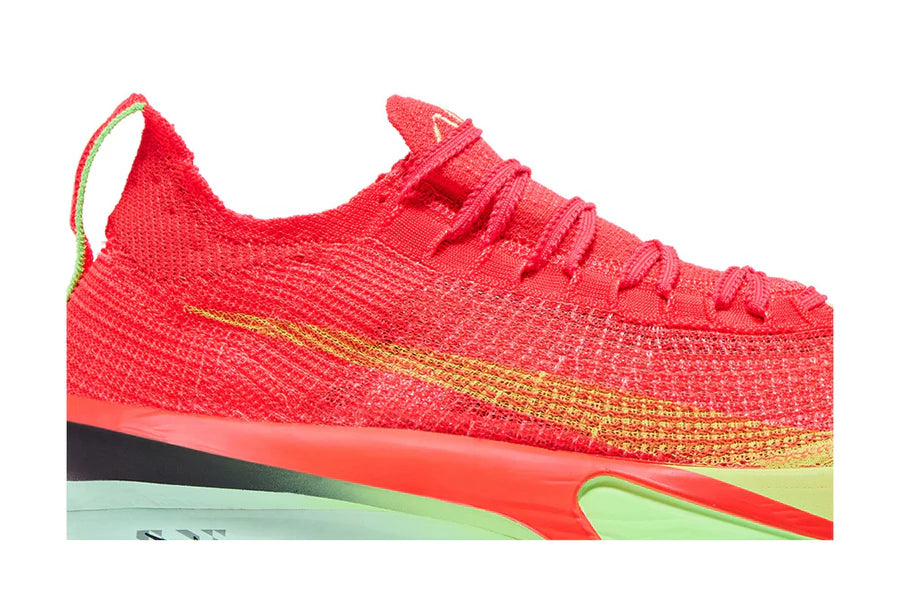 Tênis Air Zoom Alphafly NEXT% 3 'Bright Crimson Lime Blast' Vermelho