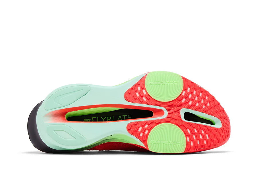 Tênis Air Zoom Alphafly NEXT% 3 'Bright Crimson Lime Blast' Vermelho