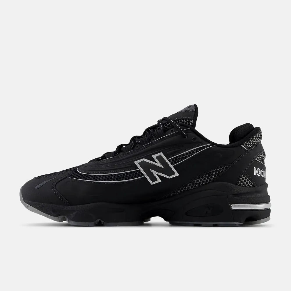 New Balance 1000 Black White Silver Metallic