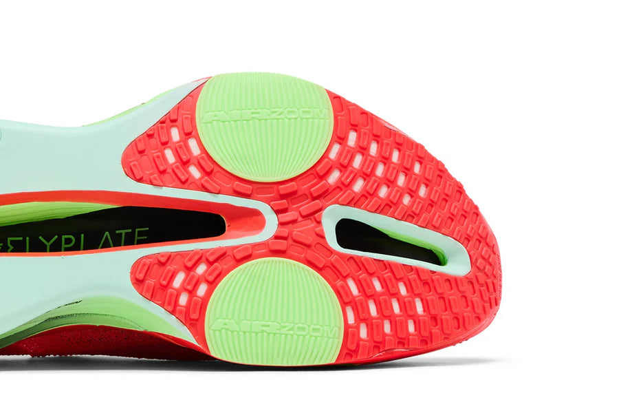 Tênis Air Zoom Alphafly NEXT% 3 'Bright Crimson Lime Blast' Vermelho