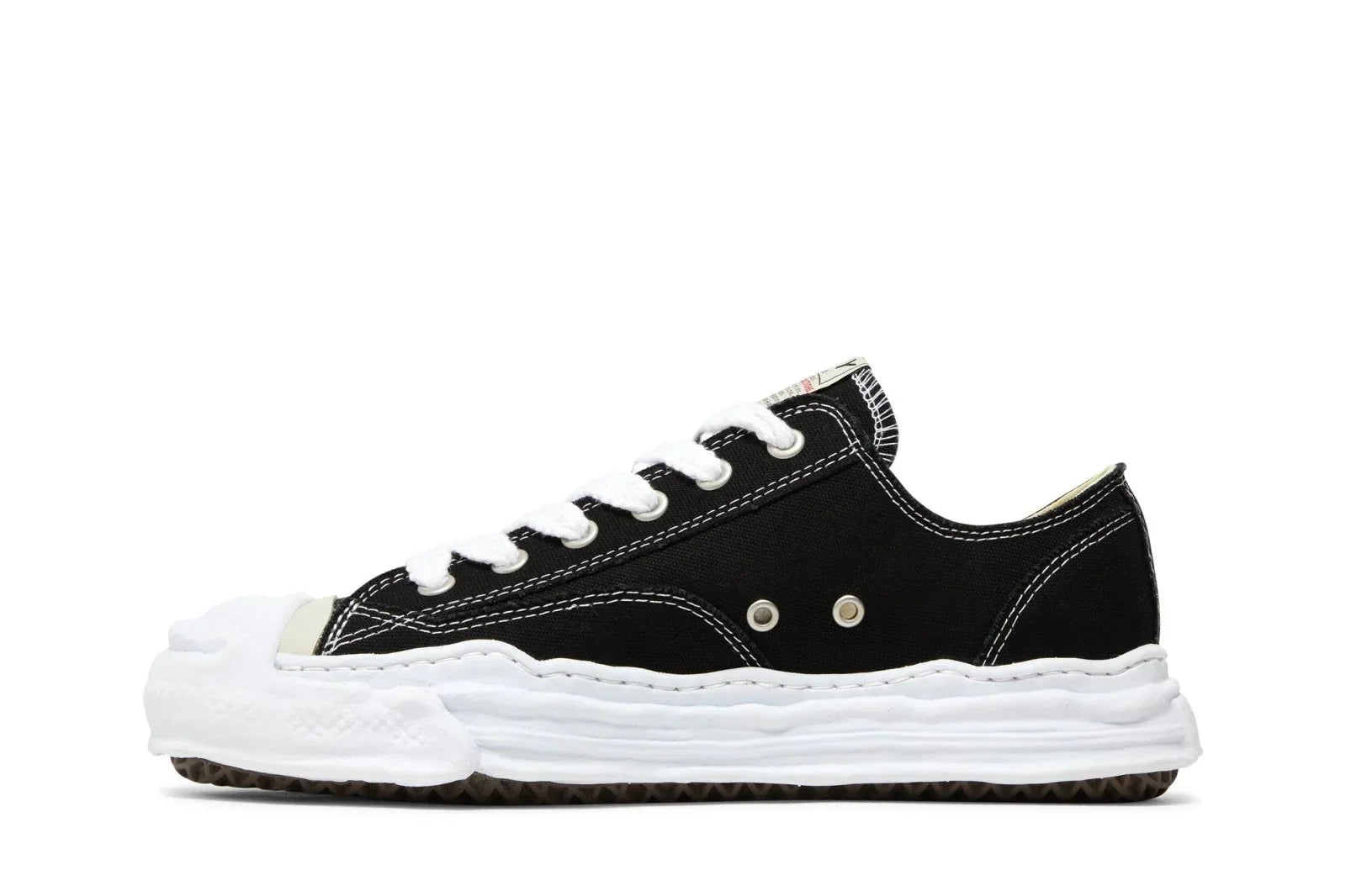 Maison Mihara Yasuhiro Hank OG Sole Canvas Low Preto