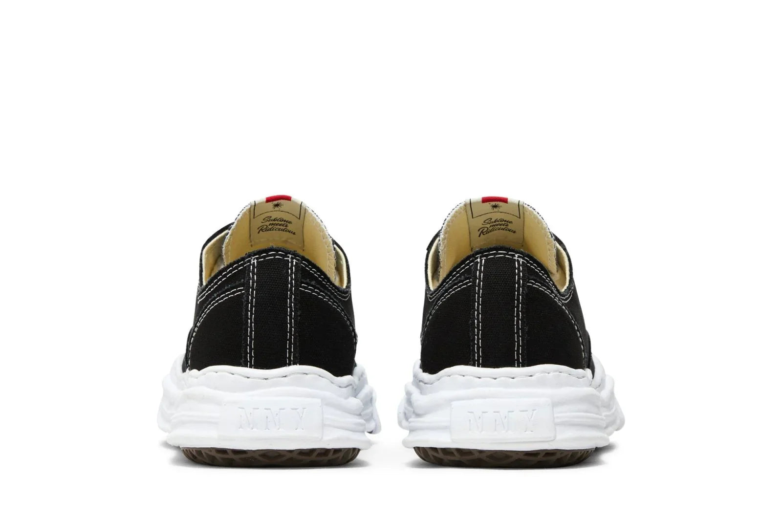 Maison Mihara Yasuhiro Hank OG Sole Canvas Low Preto