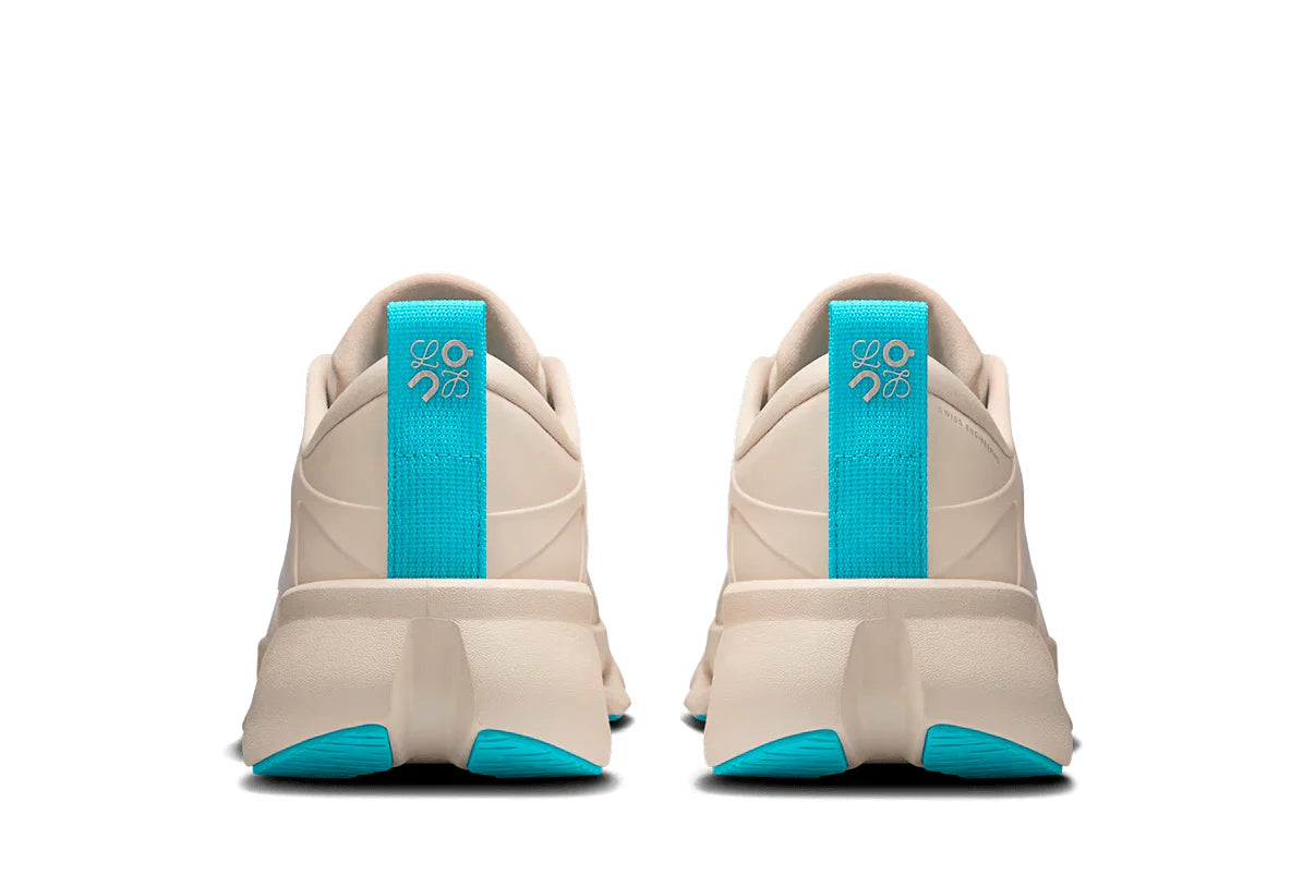 On Running Cloudsolo Loewe Sand Turquoise Bege