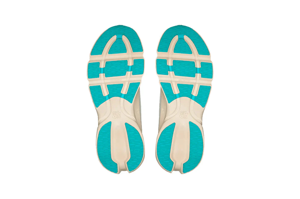 On Running Cloudsolo Loewe Sand Turquoise Bege