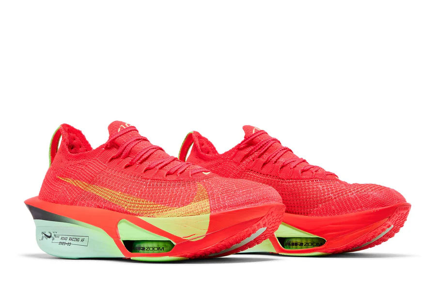 Tênis Air Zoom Alphafly NEXT% 3 'Bright Crimson Lime Blast' Vermelho