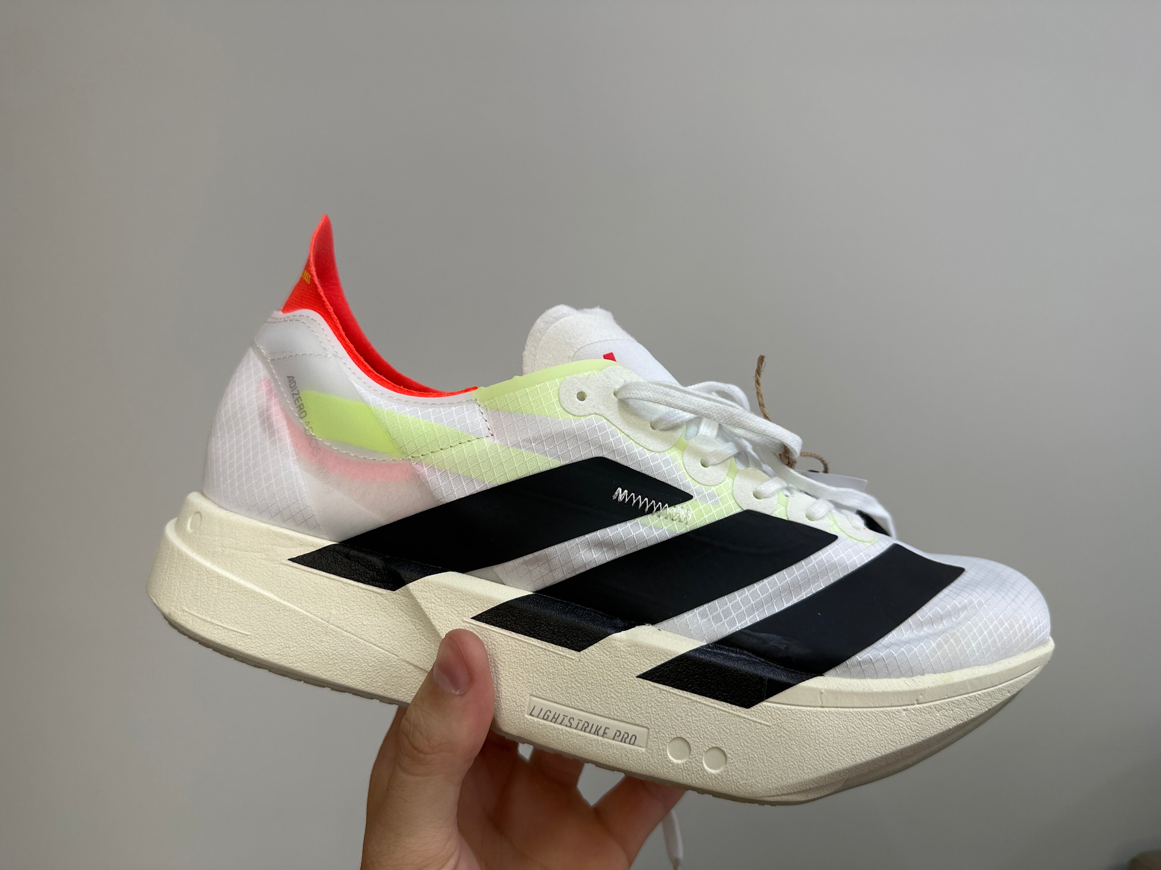 Adidas Adizero Adios Pro 4 Cloud White Core Black (Pronta Entrega)
