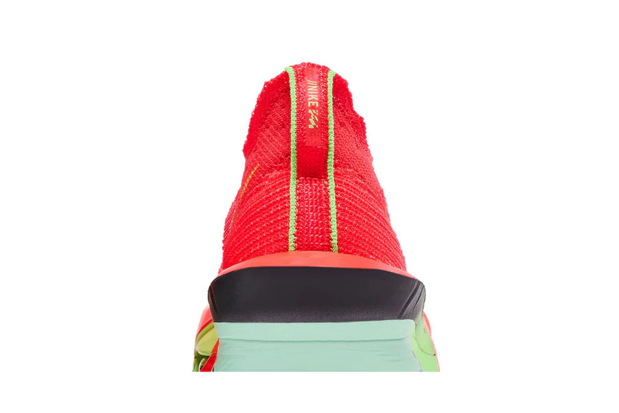 Tênis Air Zoom Alphafly NEXT% 3 'Bright Crimson Lime Blast' Vermelho