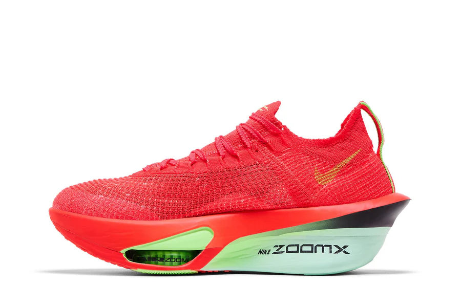 Tênis Air Zoom Alphafly NEXT% 3 'Bright Crimson Lime Blast' Vermelho