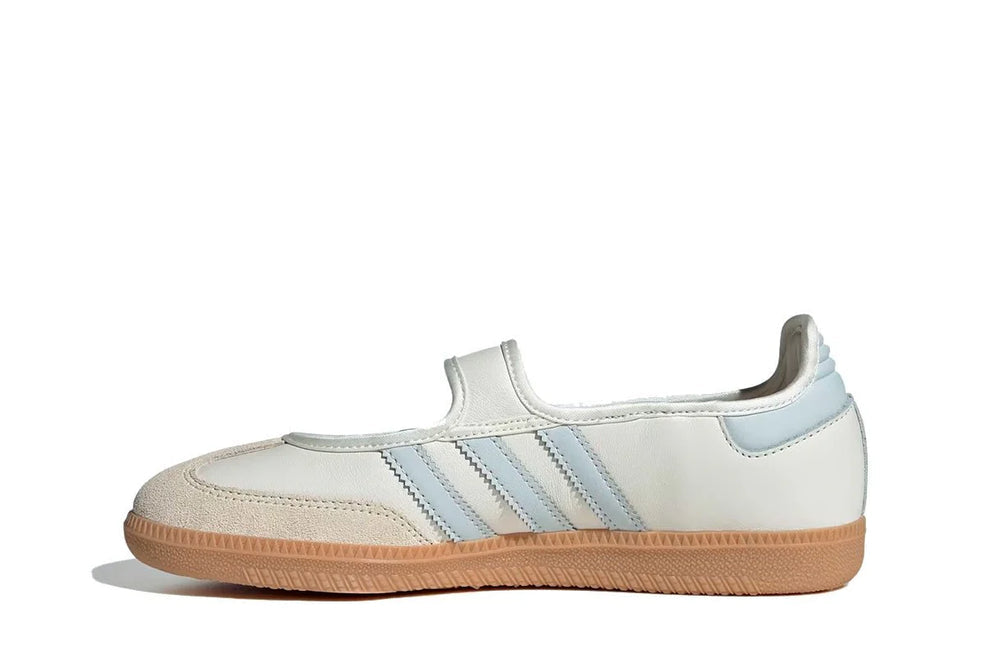 Adidas Samba Jane White Blue Gum Branco