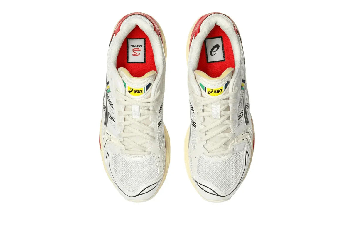 Asics Gel-Kayano 14 x Senna White Red Branco