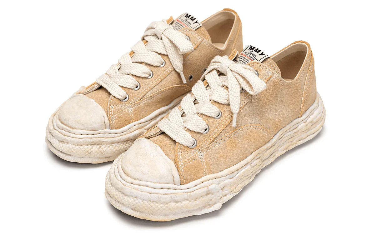 Maison Mihara Yasuhiro "PETERSON23" OG Sole Vintage Suede Low-top Bege